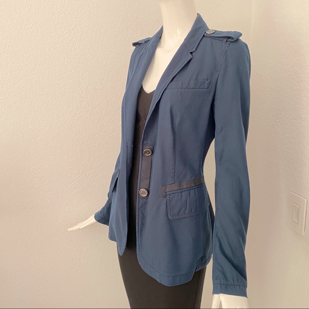 Burberry navy casual blazer
